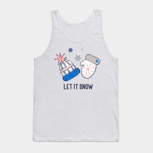 Snow Gloves and Beanie Tank Top